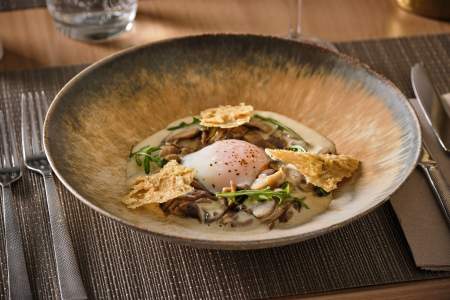 Plat bistronomique fait maison du Bistro Athena à Strasbourg