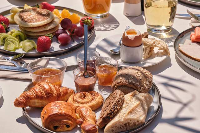 Breakfast at Hôtel Athena Spa in Strasbourg