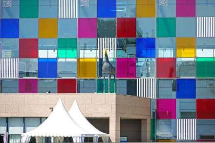 Façade du musée d'art moderne de Strasbourg