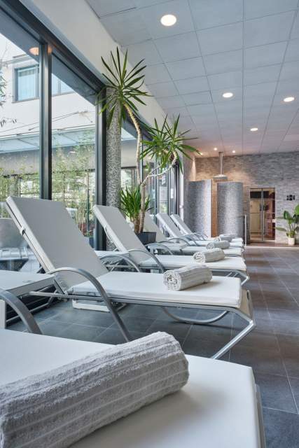 Relaxation area at Athena Spa in Strasbourg